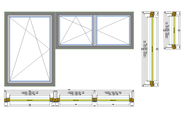 Beispiel Holz-Aluminium-Fenster