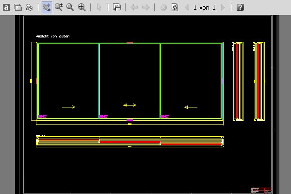 CAD-PLAN PANORAMAH! minimal frame windows