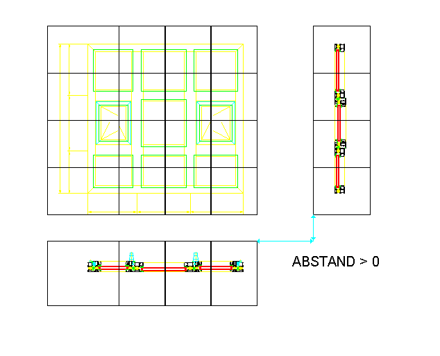  Ansichtsfenster Raster