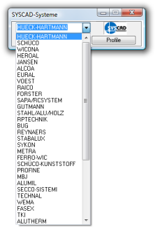 Systemauswahl