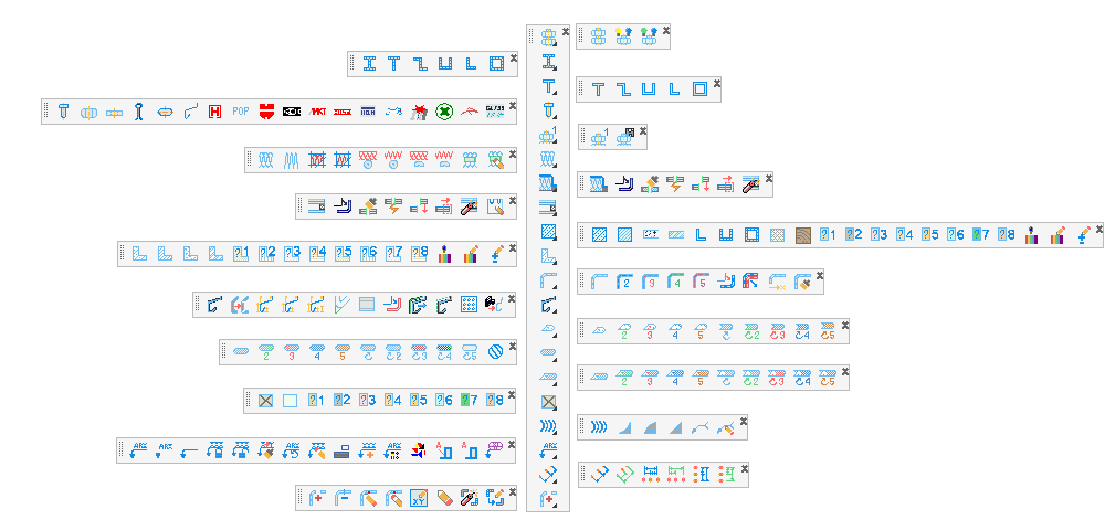 Toolbar SYSCAD-Attachment-Details: